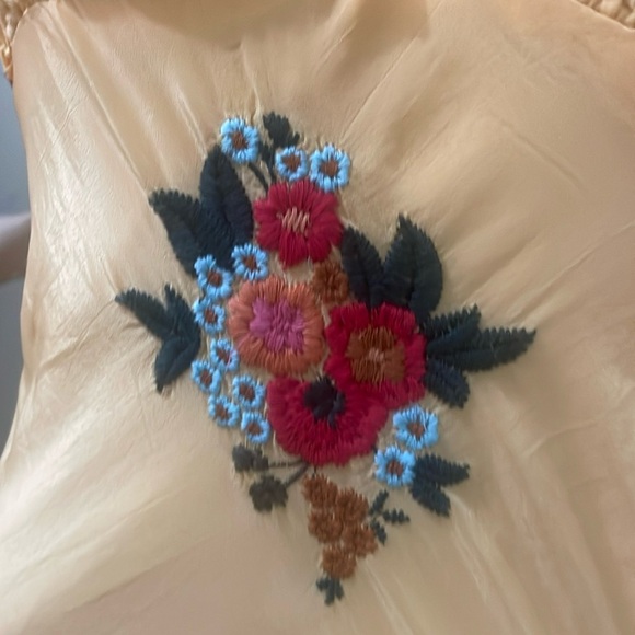 Free people Bali Santa Cruz floral embroidered puff sleeve maxi dress - Picture 15 of 16